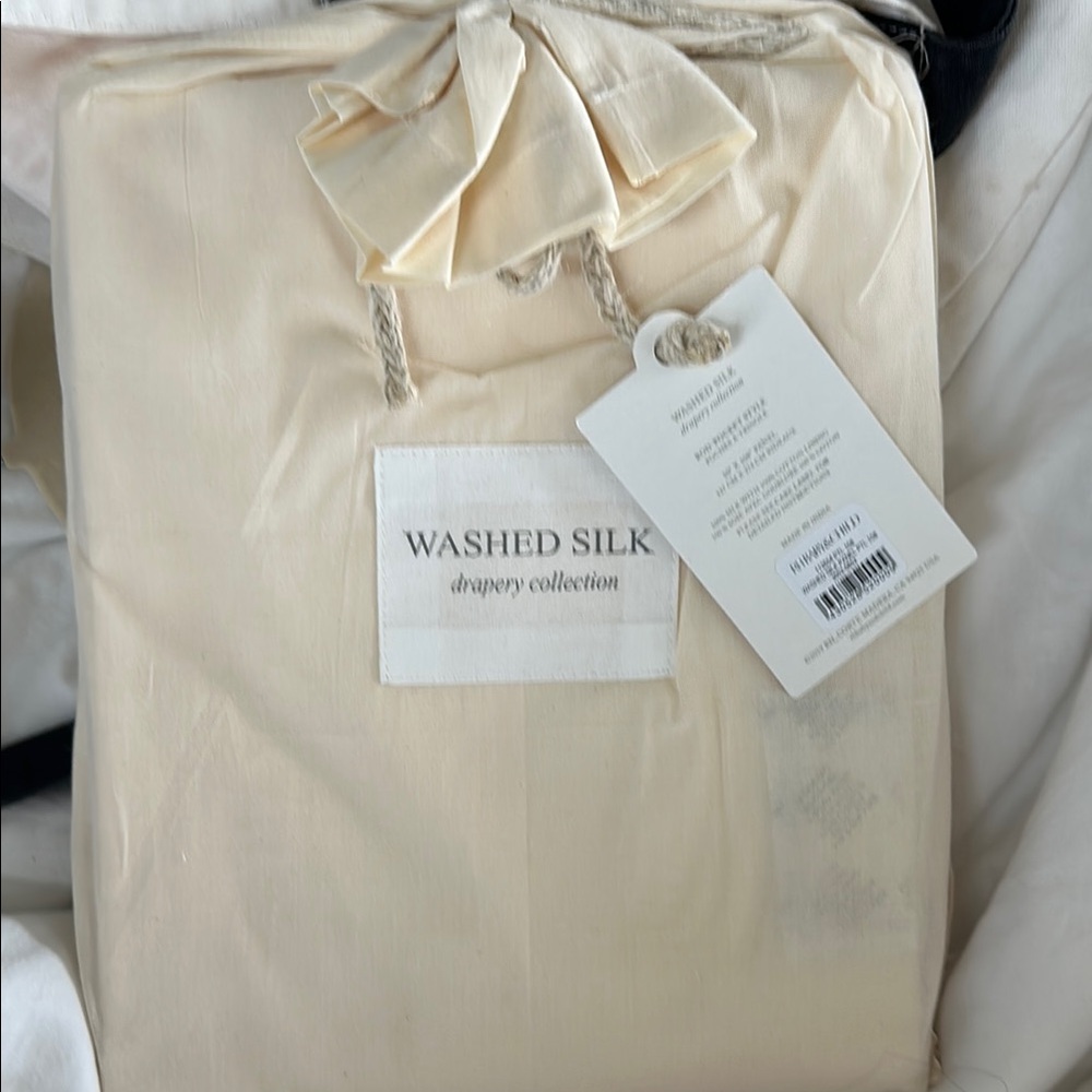 Brand new! RH Silk Drapery Panels x 2